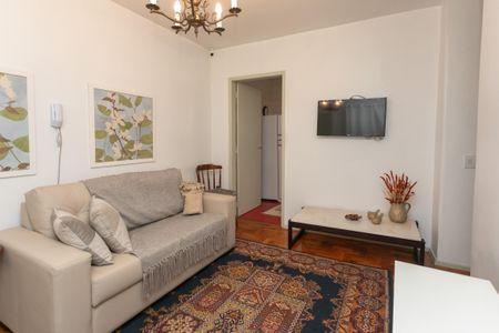 Sala de apartamento à venda com 3 quartos, 85m² em Petrópolis, Porto Alegre