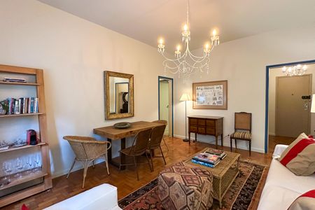 Sala de apartamento à venda com 3 quartos, 105m² em Leblon, Rio de Janeiro