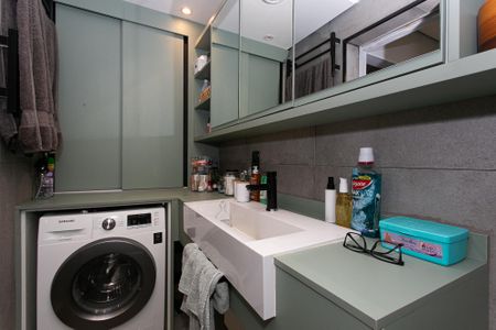 Casa de condomínio para alugar com 38m², 1 quarto e 1 vaga Casa de condomínio para alugar com 38m², 1 quarto e 1 vagaBanheiro