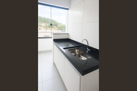 Cozinha de kitnet/studio para alugar com 1 quarto, 30m² em Aeronautas, Lagoa Santa
