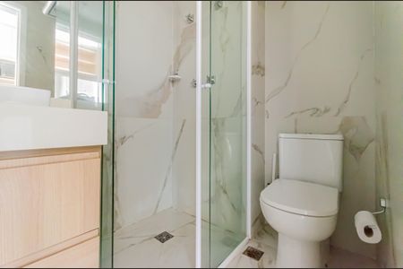 Studio para alugar com 30m², 1 quarto e sem vaga Studio para alugar com 30m², 1 quarto e sem vagaBanheiro Social