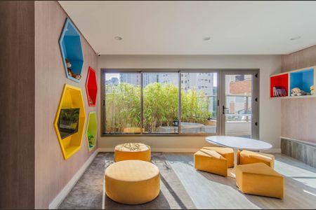 Studio para alugar com 30m², 1 quarto e sem vaga Studio para alugar com 30m², 1 quarto e sem vagaÁrea comum - Brinquedoteca