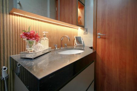 Apartamento à venda com 120m², 4 quartos e 2 vagasBanheiro da Suíte