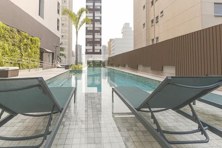 Apartamento para alugar com 29m², 1 quarto e sem vaga Apartamento para alugar com 29m², 1 quarto e sem vagaÁrea comum - Piscina