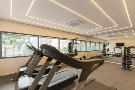 Apartamento para alugar com 29m², 1 quarto e sem vaga Apartamento para alugar com 29m², 1 quarto e sem vagaÁrea comum - Academia