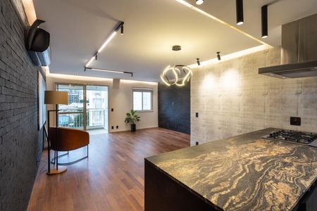 Sala de apartamento à venda com 2 quartos, 81m² em Água Branca, São Paulo