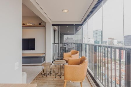 Apartamento para alugar com 50m², 1 quarto e 1 vagaVaranda