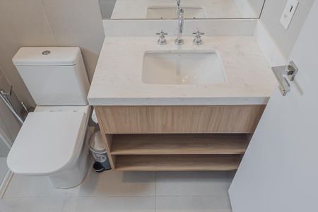 Apartamento para alugar com 50m², 1 quarto e 1 vagaBanheiro da Suíte