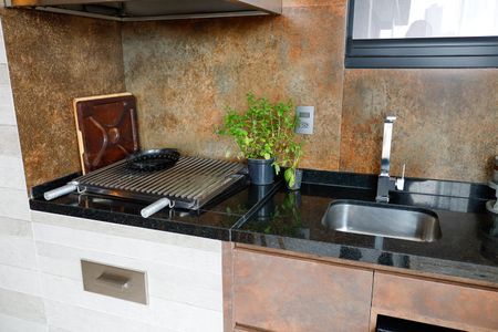 Apartamento à venda com 110m², 2 quartos e 2 vagasChurrasqueira