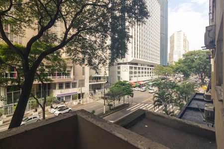 Apartamento à venda com 69m², 1 quarto e sem vagaSacada da Sala