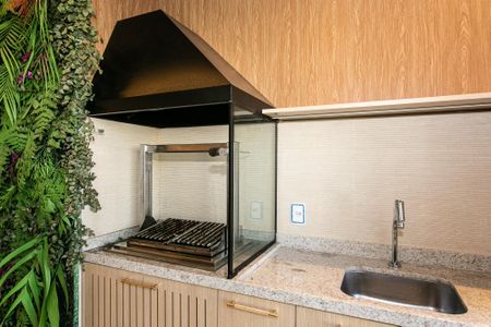 Apartamento à venda com 109m², 2 quartos e 2 vagasVaranda gourmet - Churrasqueira