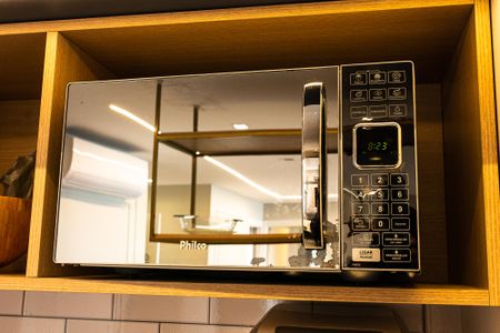 Apartamento à venda com 109m², 2 quartos e 2 vagasCozinha - Microondas