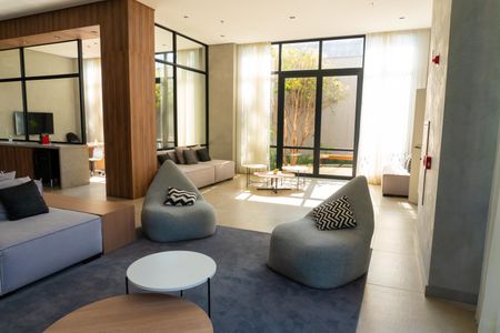 Studio para alugar com 33m², 1 quarto e 1 vaga Studio para alugar com 33m², 1 quarto e 1 vagaHall social