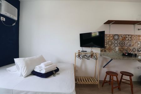 Quarto de apartamento para alugar com 1 quarto, 25m² em Jardim Virginia, Guarujá