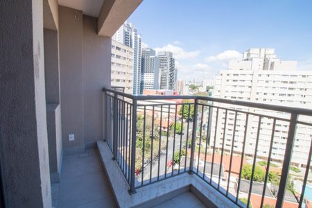 Studio para alugar com 25m², 1 quarto e sem vaga Studio para alugar com 25m², 1 quarto e sem vagaVaranda