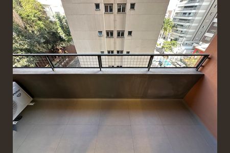 Studio à venda com 36m², 1 quarto e sem vagaVaranda