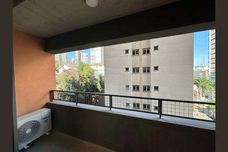 Studio à venda com 36m², 1 quarto e sem vagaVaranda