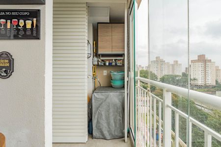 Varanda gourmet de apartamento à venda com 2 quartos, 53m² em Vila Moraes, São Paulo