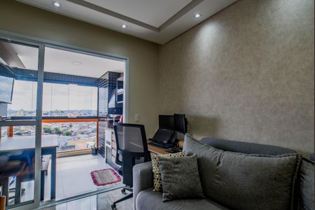 Sala de apartamento à venda com 2 quartos, 70m² em Vila Curuçá, Santo André