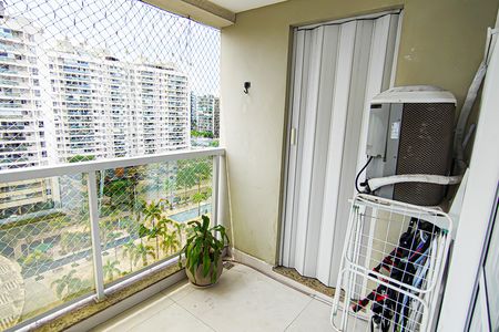 Varanda de apartamento à venda com 3 quartos, 78m² em Jacarepaguá, Rio de Janeiro