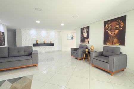 Apartamento para alugar com 78m², 2 quartos e 2 vagas Apartamento para alugar com 78m², 2 quartos e 2 vagasHall social