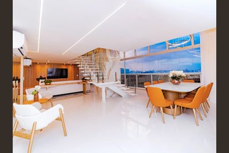 Apartamento à venda com 172m², 2 quartos e 3 vagasDetalhe Sala