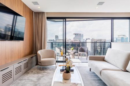 Sala de apartamento à venda com 2 quartos, 114m² em Vila Olímpia, São Paulo