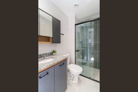 Apartamento para alugar com 39m², 1 quarto e sem vaga Apartamento para alugar com 39m², 1 quarto e sem vagaBanheiro Social