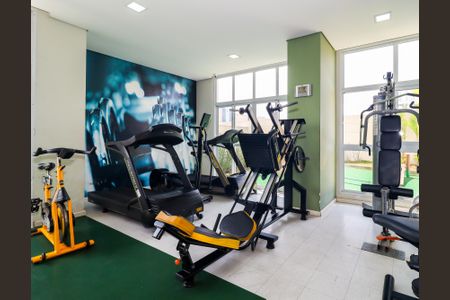 Apartamento à venda com 47m², 2 quartos e 1 vaga Apartamento à venda com 47m², 2 quartos e 1 vagaÁrea comum - Academia