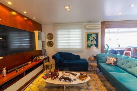 Sala de Estar de apartamento à venda com 3 quartos, 147m² em Vila Gertrudes, São Paulo