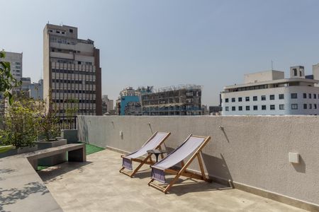 Studio à venda com 26m², 1 quarto e sem vagaÁrea comum - Salão de festas