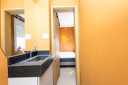 Banheiro de kitnet/studio à venda com 1 quarto, 30m² em Consolação, São Paulo