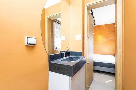 Banheiro de kitnet/studio à venda com 1 quarto, 30m² em Consolação, São Paulo