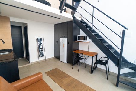 Studio para alugar com 50m², 1 quarto e sem vaga Studio para alugar com 50m², 1 quarto e sem vagaSala/Cozinha