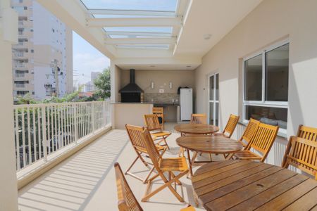 Apartamento à venda com 44m², 1 quarto e 1 vagaChurrasqueira