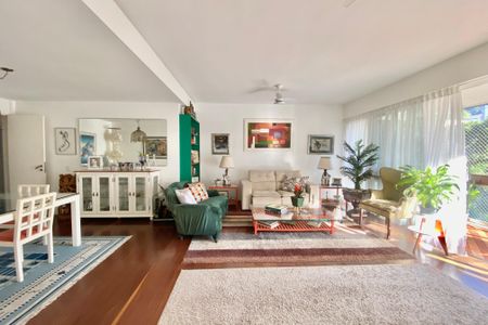 Sala de apartamento à venda com 3 quartos, 140m² em Lagoa, Rio de Janeiro