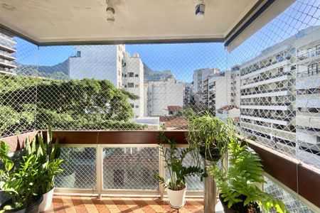 Varanda da Sala de apartamento à venda com 3 quartos, 140m² em Lagoa, Rio de Janeiro