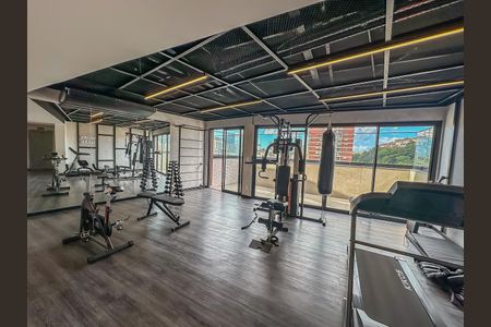 Studio para alugar com 27m², 1 quarto e sem vaga Studio para alugar com 27m², 1 quarto e sem vagaÁrea comum - Academia