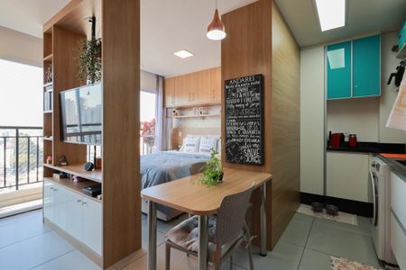 Studio à venda com 30m², 1 quarto e 1 vaga Studio à venda com 30m², 1 quarto e 1 vagaCozinha e área de serviço