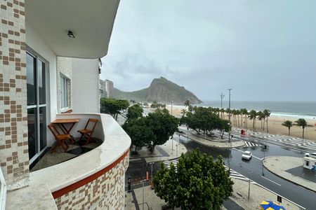 Varanda Sala de apartamento à venda com 3 quartos, 112m² em Leme, Rio de Janeiro