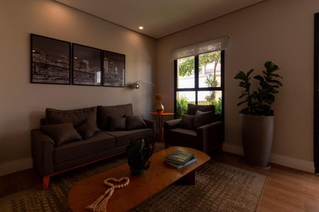 Apartamento à venda com 73m², 3 quartos e 2 vagasHall social