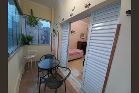 Varanda da Sala de apartamento para alugar com 3 quartos, 110m² em Morro dos Barbosas, São Vicente
