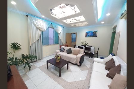 Sala de apartamento para alugar com 3 quartos, 110m² em Morro dos Barbosas, São Vicente