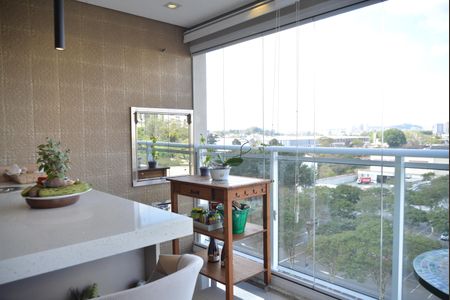 Varanda gourmet de apartamento à venda com 2 quartos, 92m² em Jardim, Santo André