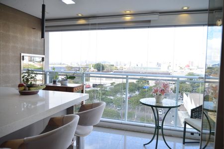 Varanda gourmet de apartamento à venda com 2 quartos, 92m² em Jardim, Santo André