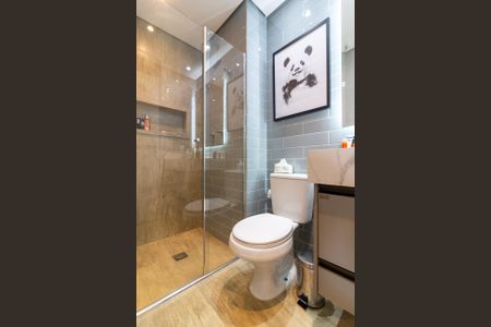 Apartamento à venda com 70m², 2 quartos e 2 vagasBanheiro Social