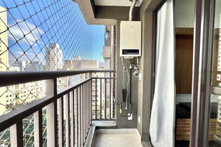 Apartamento à venda com 29m², 1 quarto e sem vagaVaranda