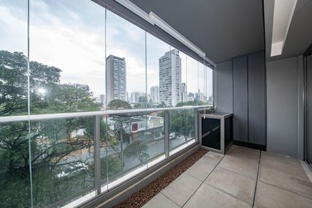 Varanda de apartamento para alugar com 1 quarto, 42m² em Cidade Monções, São Paulo