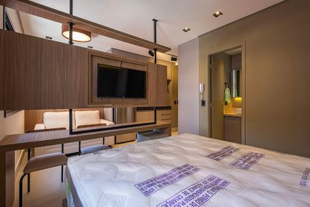 Studio para alugar com 24m², 1 quarto e sem vaga Studio para alugar com 24m², 1 quarto e sem vagaStudio