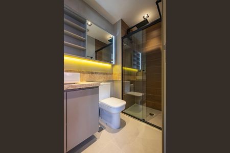 Studio para alugar com 24m², 1 quarto e sem vaga Studio para alugar com 24m², 1 quarto e sem vagaBanheiro